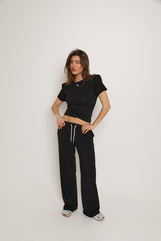 FIRST CLASS LOUNGE SET BLACK period underwear by Mello